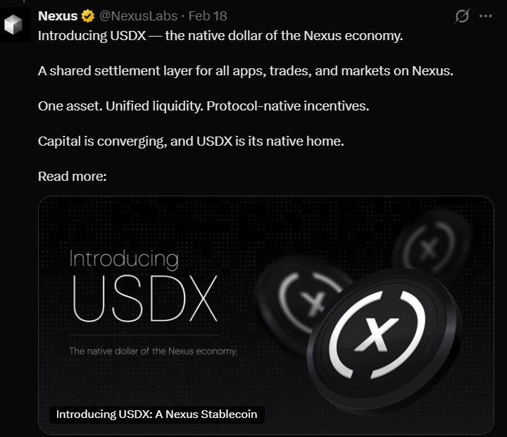 Fast1460468's tweet photo. #nexusUSDX @NexusLabs https://t.co/Axje9gClGY