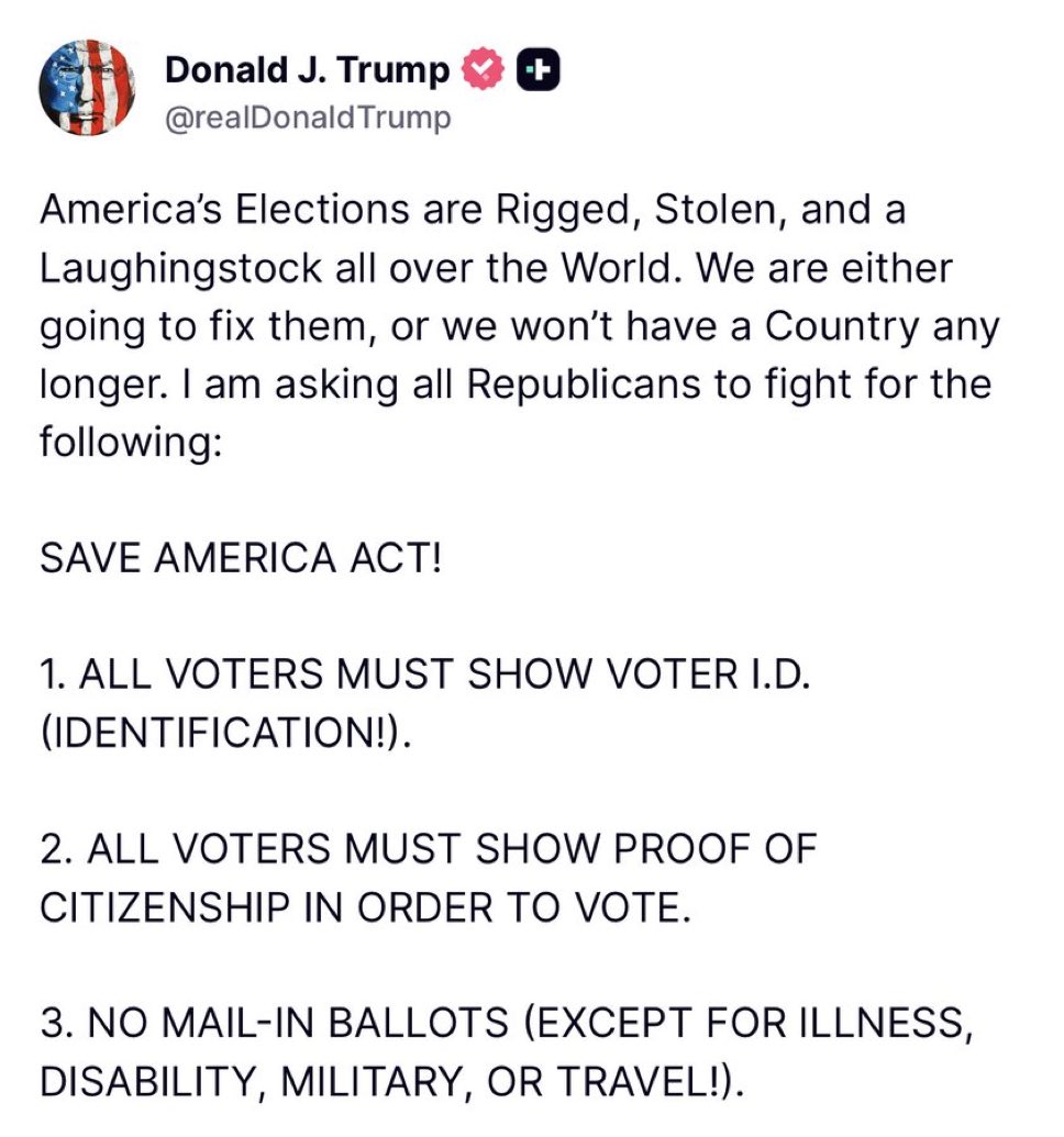You can win 223 Electoral College Votes without showing ID.

Almost the POTUS without voters proving US citizenship.

CA: 54
NY: 28
PA: 19
IL: 19
NJ: 14
MA: 11
MD: 10
WA: 12
MN: 10
CO: 10
OR: 8
NV: 6
UT: 6
NM: 5
HI: 4
ME: 4
VT: 3

All mail in ballots and/or no ID states.

Insane.