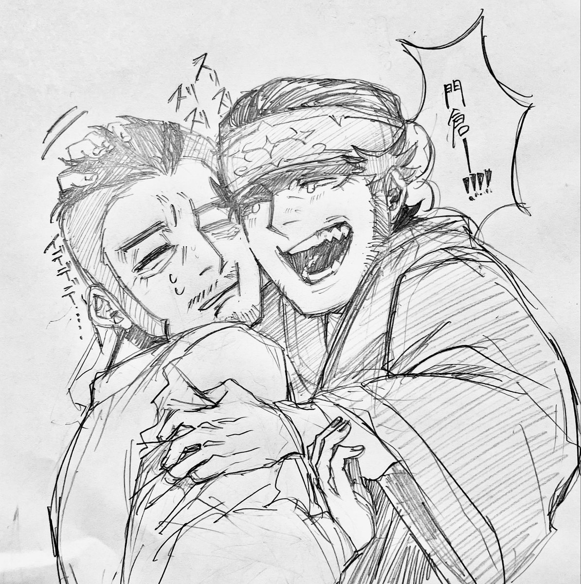 アニメ見ての衝動描き