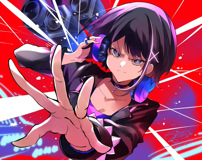 今こそ叫べ "電音部" #電音部美術部 「このコンテンツはファンメイドコンテンツです。ファンメイドコンテンツポリシー(