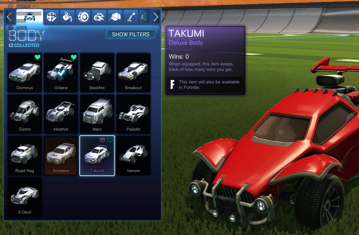 Opticz_AG's tweet photo. @RL_Status  So I've recently just got my hacked account back and activated my Playstation as my primary account on epic games, my entire inventory is present on Playstation but it won't appear entirely on my PC Rocket League. https://t.co/wXP9JRG8TE