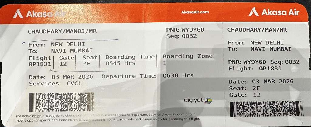 AuditorAviation's tweet photo. Exceptional experience on QP1831 with Akasa Air! ✈️
Kudos to Mr. Robert (APM), Mr. Shivam, Mr. Adesh, Mr. Harjinder &amp; team, and AME Mr. Vipin for flawless coordination and safety-first execution.
outstanding passenger focus!
True Quality &amp; Safety culture in action.
Harekrishna https://t.co/9jkScBoyxM
