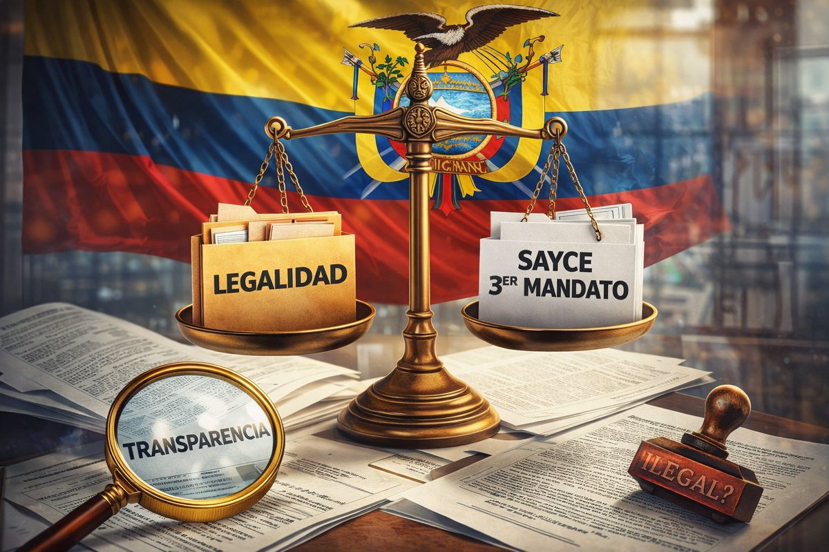 cristobalvaca2's tweet photo. Si la ley no reinicia ni altera períodos ya ejercidos, 

¿Cómo se justifica un tercer mandato consecutivo en SAYCE?  El COESCCI y la alternancia no son opcionales. La gestión colectiva pertenece a los autores, no a directivas perpetuas. Transparencia y control real ya.🇪🇨 https://t.co/0azX3OKsfe
