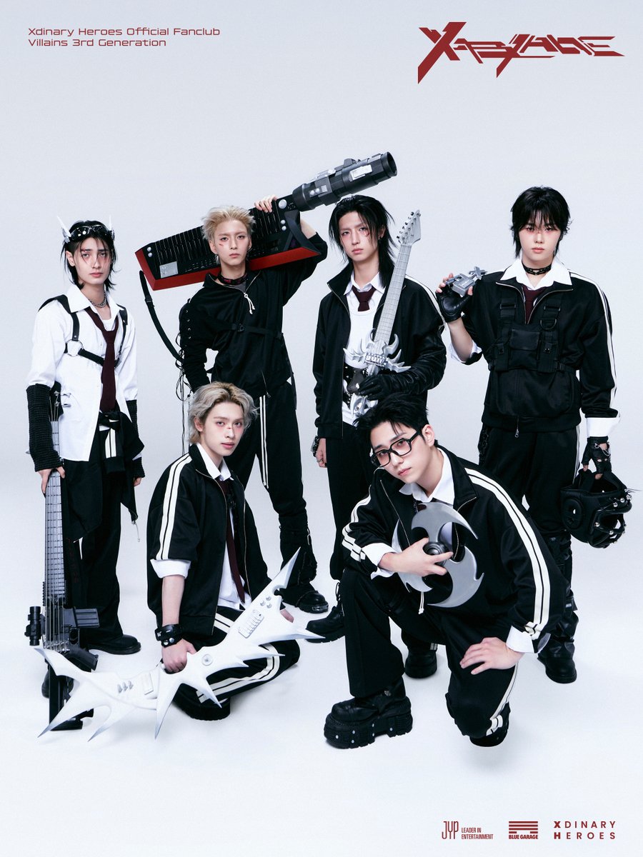 XH_official's tweet photo. Xdinary Heroes(엑스디너리 히어로즈) Official Fanclub
Villains 3rd Gen Recruitment

X-BLADE⚔️🎵✨
Villains, don't miss this chance!

📅2026.02.23 MON 13:00 - 2026.03.08 SUN 23:59 (KST)
🌐FANS https://t.co/PKozR2ZklO 

#XdinaryHeroes #엑스디너리히어로즈
#WE_ARE_ALL_HEROES
#Villains #빌런즈 #Villains3기