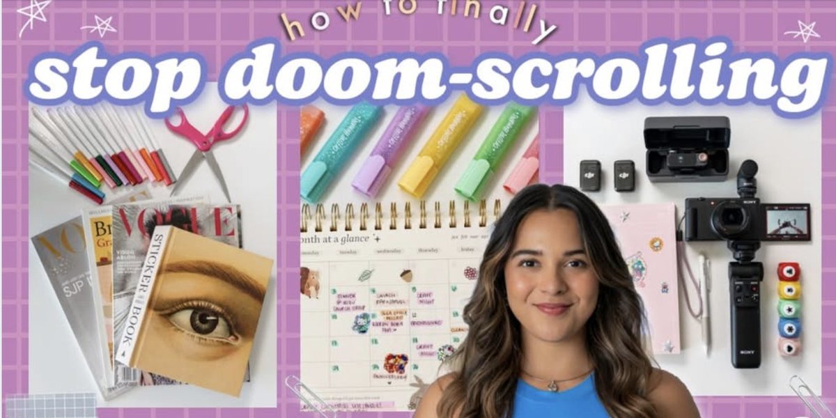 NEW YT! How to Finally Stop Doom-Scrolling 📷 youtu.be/9dgegVSYPtA?si…