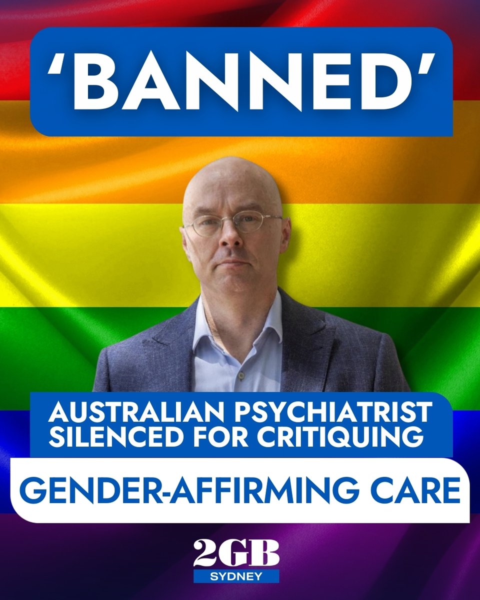 A prominent Queensland psychiatrist has been banned from seeing patients and silenced on social media, for publicly questioning the evidence behind transitioning minors.

MORE: brnw.ch/21x0oJw
