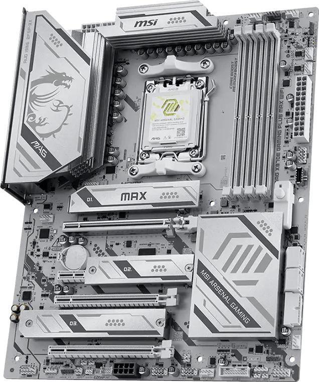 overclockerscom's tweet photo. MSI provided us with one of the latest AMD Ryzen motherboard models for review.
The MAG X870E GAMING PLUS MAX WIFI not only has a long name, but it's a budget-friendly model based on the currently highest AMD chipset.

https://t.co/vTznpQDKNH https://t.co/u83MloWCeR