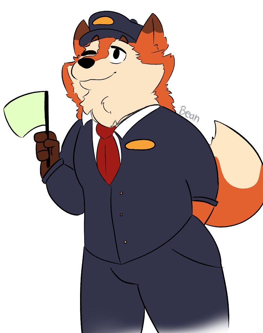 _beanchild_'s tweet photo. I drew REG the train fox from @FoxfieldLRS  I like the way he looks very cute ^^
-
-
-
-
-
-
-
#clipstudiopaint #fanart #furryart #digitalart #ocfanart #kemonoart https://t.co/tIuzq40Dgq
