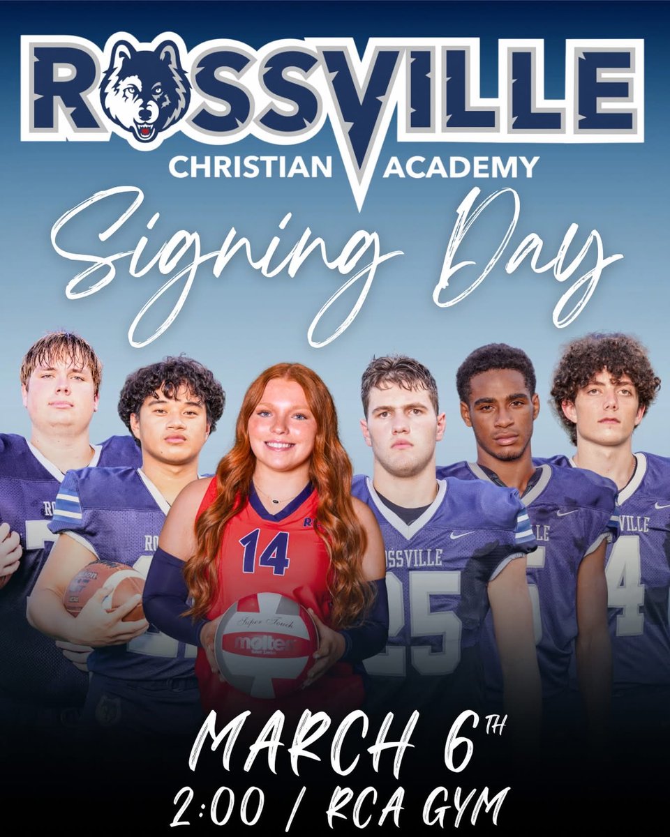 CoachKRhyan's tweet image. RCA signing day!!!. @prolifictbo @CoachTrey_DH @johnvarlas @RCAWolfFootball