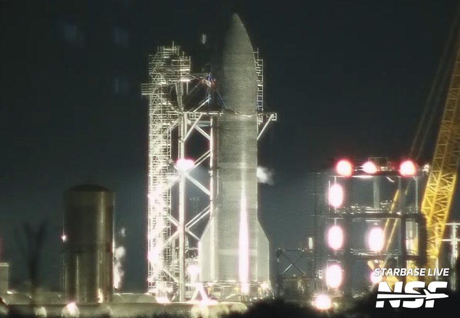 TrackingTheSB's tweet image. Ship 39 is undergoing its second cryogenic proof test at Masseys.

Track Starbase Here: figma.com/design/2AvC161…
Join Our Discord Here: discord.gg/ZbrSYPzDAq

📸NSF | Starbase Live nsf.live/starbase

#Tracking #starship #Starbase #SpaceX