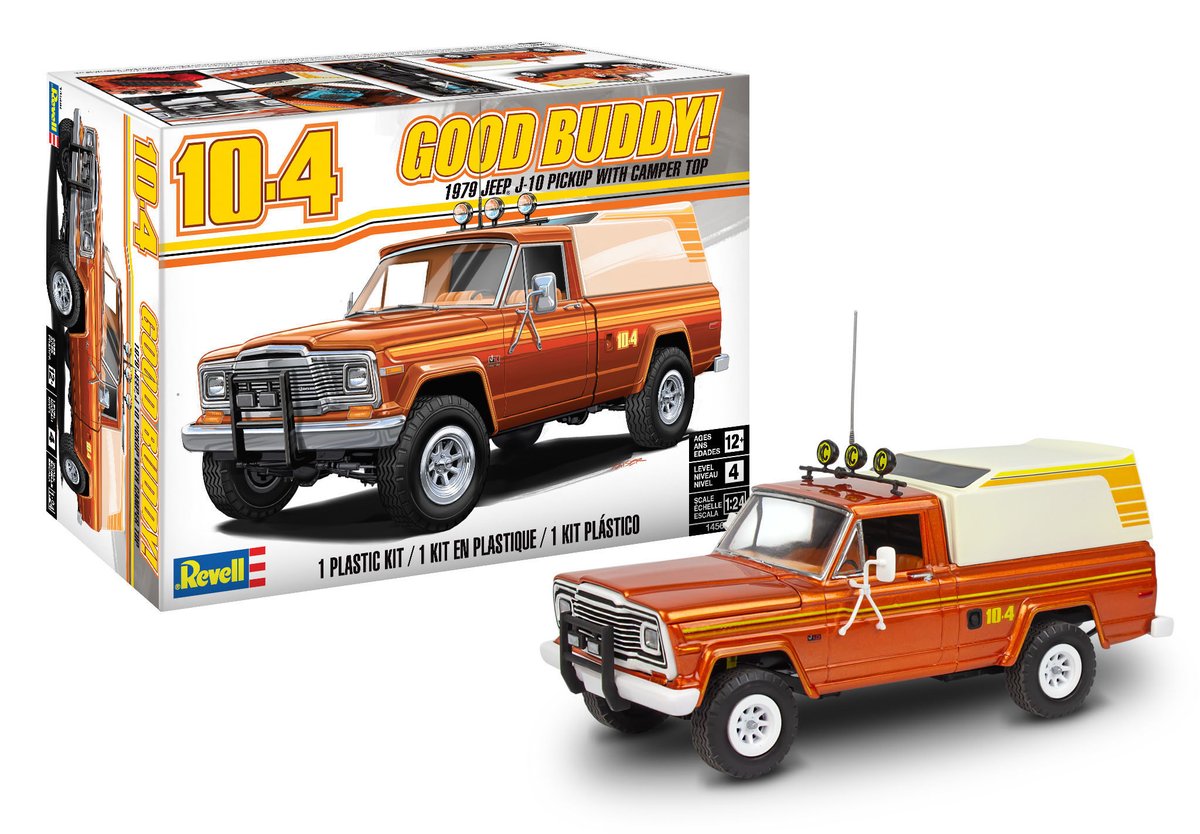 輸入新製品（アメリカレベル社）】 1:24プラモデル 「79 ジープJ-10