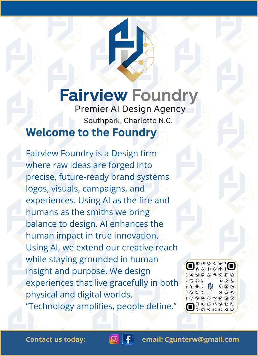 cgw28fc9's tweet photo. Fairview Foundry front &amp; back 5" x 7" March promo: https://t.co/CPM2iARE9y