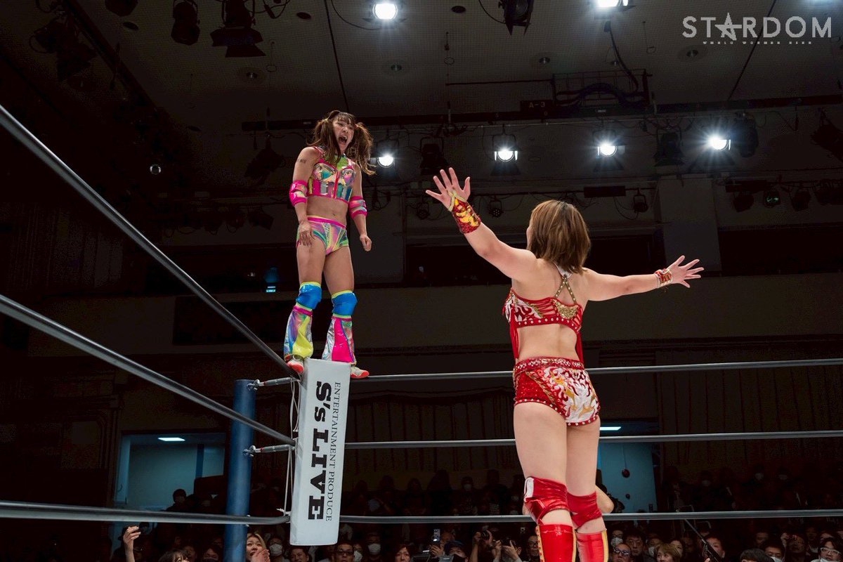 Sareee_official's tweet photo. その程度で満足してないよね？
もっともっとこいよ、フワちゃん。
#Sareee #スパークラッシュ #STARDOM https://t.co/thK2hz4Hmo