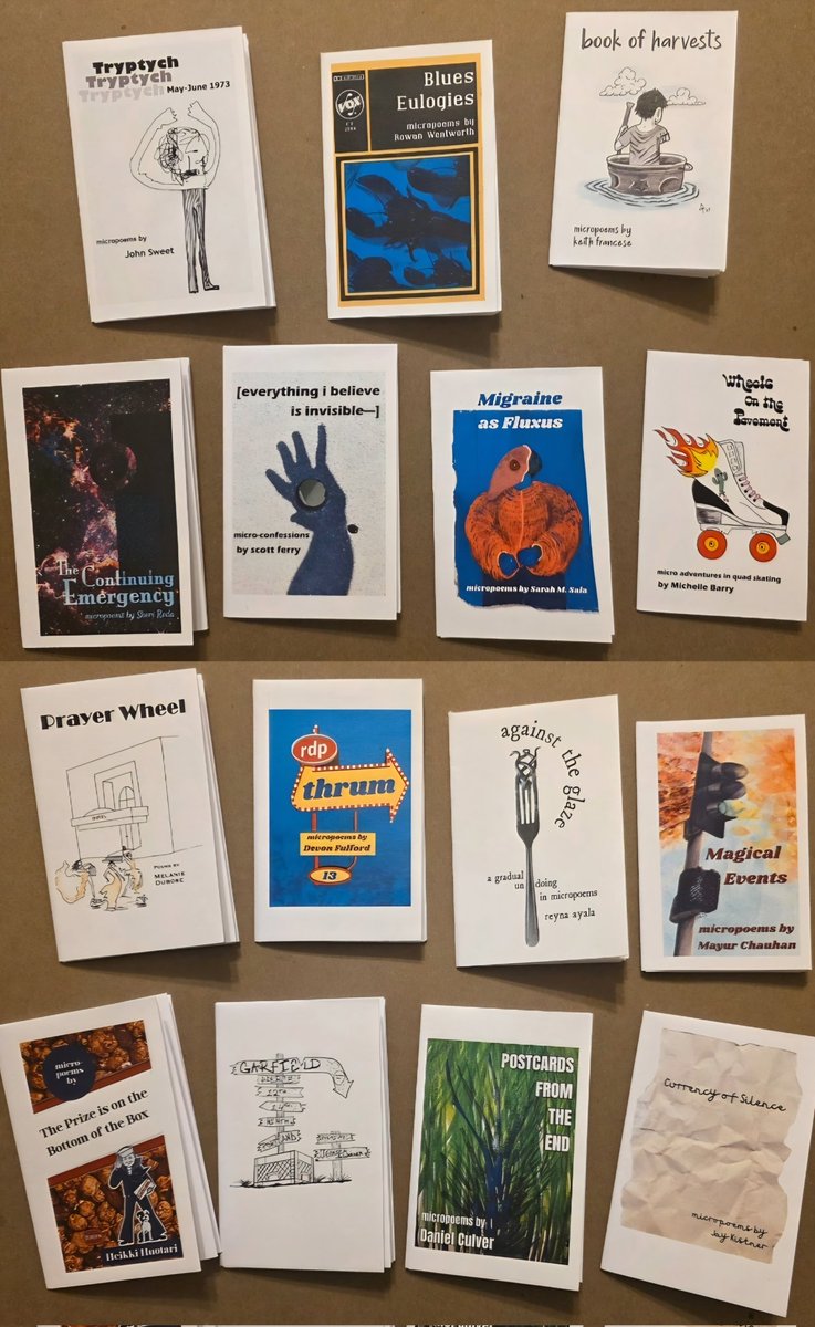 ShawnteOrion's tweet photo. @rinkydinkpress is excited to announce our 2026 series that will launch at AWP Baltimore!
(find us at table 617)
Welcome fifteen new authors 🎊
Fifteen new zines 🎉

This is the 10th Anniversary of rinky dink press 🎉 https://t.co/jJZ2pSoQ5C
