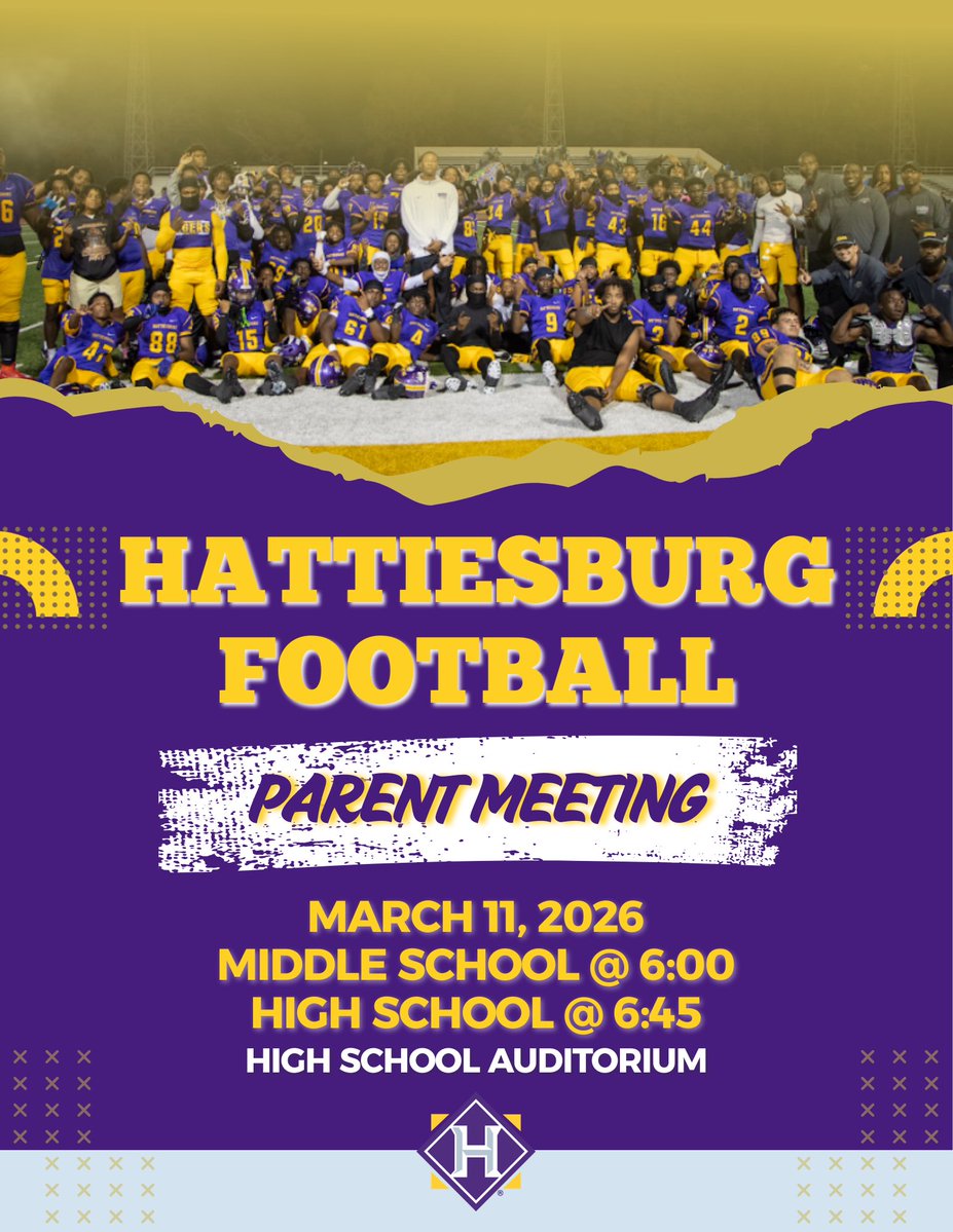 Hattiesburg High School Football tweet media