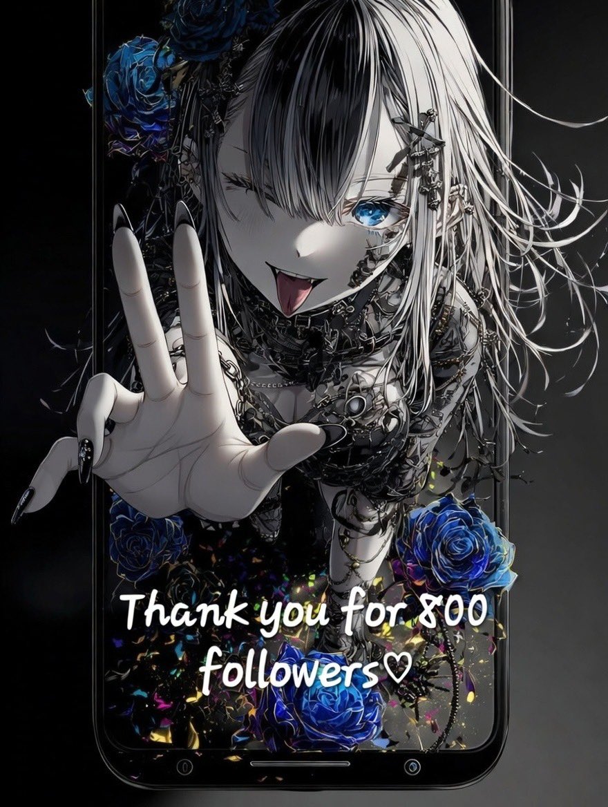 皆さんこんにちは(・ω・)ﾉｼ おかげさまでフォロワー様が600→800人に