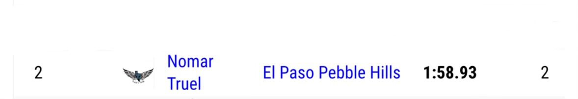 Nomar_Teruel's tweet photo. NEW PR IN THE 800!!!
1:58.93 back to back prs for my 800 taking a rest week looking forward to better rates and continuing to work hard 
#focused #trackandfield #texas #Hardwork #classof2027 #Consistency #recruitment #TrustTheProcess https://t.co/IEO4R81wLf