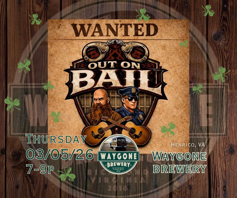 doublettipton's tweet photo. WAYGONE Thusday evening. Out On Bail from 7 to 9. Come get an early start to the weekend. https://t.co/goqAfsU9Gz