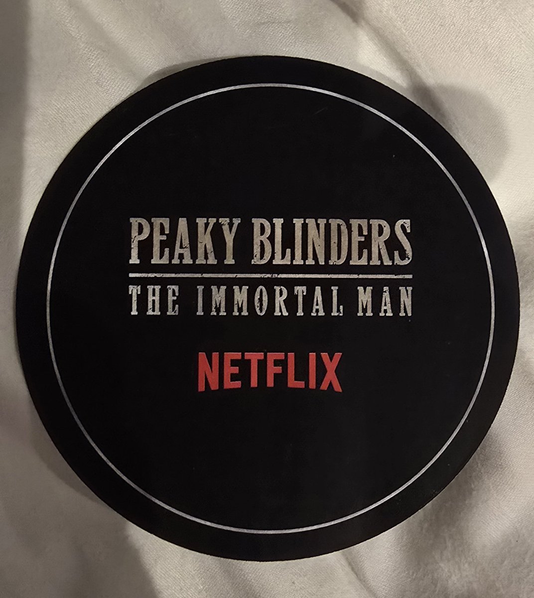 peskyblunders's tweet photo. Bits and pieces from the after party for Peaky Blinders: Immortal Man. Matches, beer mats, menu and playing cards, to say nothing of the free bar and lovely canapés. @NetflixUK really pushed the boat out. https://t.co/2S8Gflp4OZ