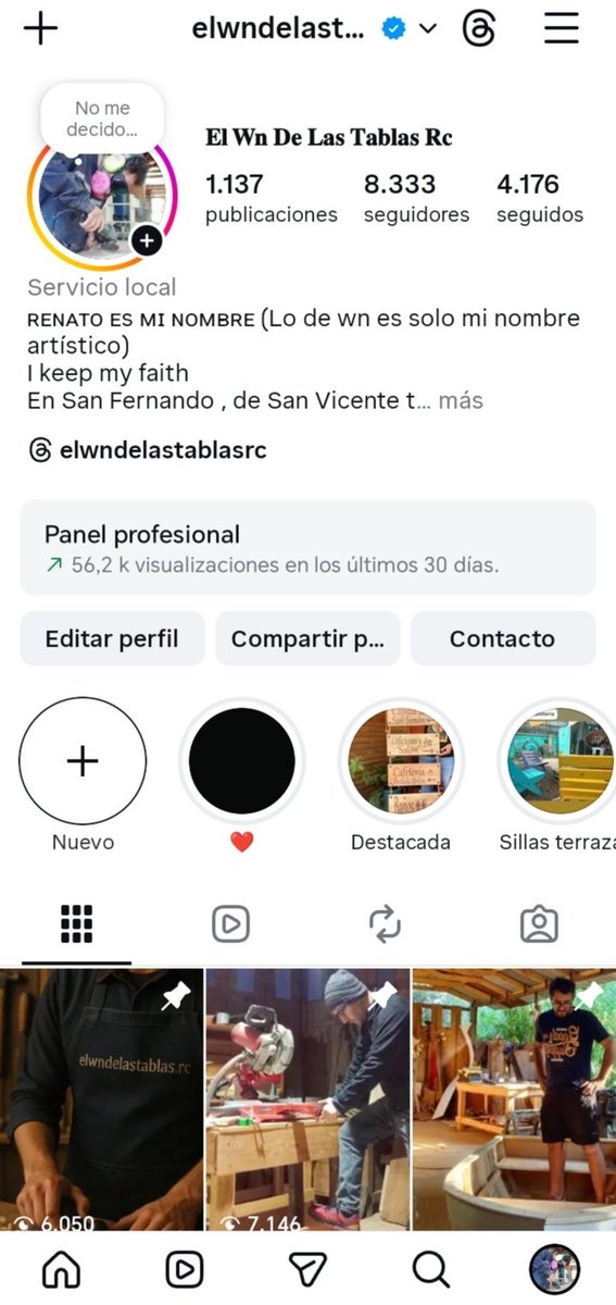 Los dejo a todos invitados a mi perfil de instagram, para que me apoye en mi emprendimiento, comprando, dando un me gusta, compartiendo y recomendando, son todos bienvenidos, me encuentran como : elwndelastablasrc

Dele Rt