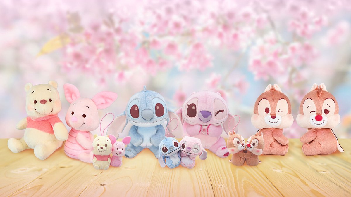 ほんのりと色づく桜カラーと ペアで寄り添う姿にきゅん…💓 チェリー