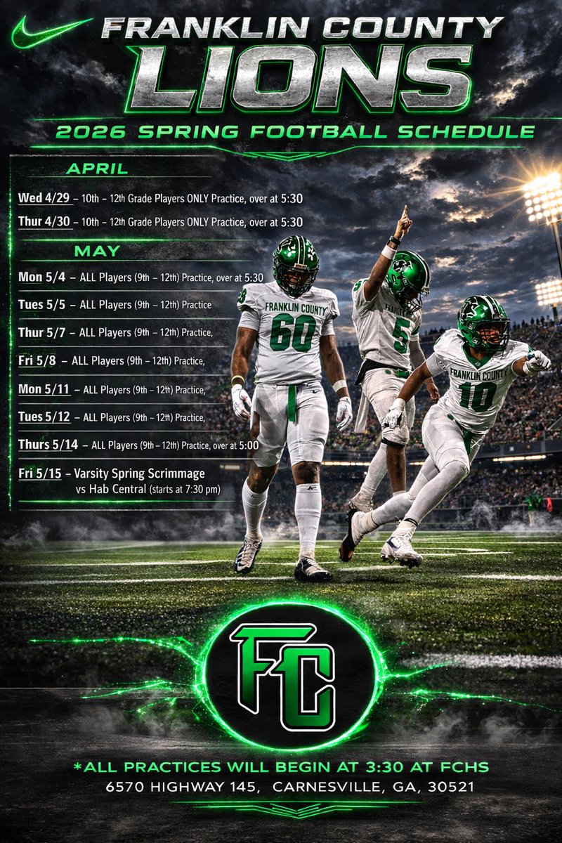 Franklin County Football tweet media