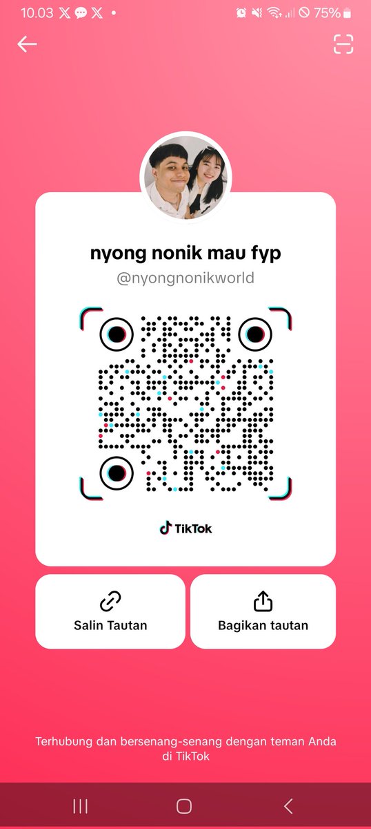 ahell_94's tweet photo. Twitter X do your magic!
Lagi buat akun couple sama pacarku, bantu ramein dong temen2.. Bantu Komen, follow, like. Nanti isinya review jajan, makanan, tempat, cafe resto, dan konten lainnya. Base cirebon sekarang tapi suka pergi ke jawa tengah juga
https://t.co/Rt4NaKFh5L https://t.co/UIpS2mpGNn