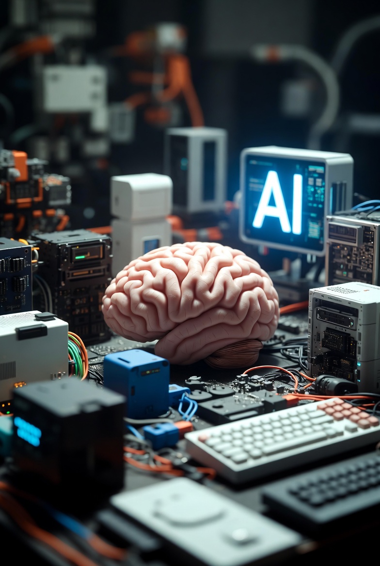 أغرب شيء بالنسبة لي هو كيف أن الدماغ الذي يستهلك طاقة بقدر 25 واط، يتفوق على أجهزة تستهلك آلاف إلى مئات الآلاف الواط من الطاقة. لا بل يستطيع أن يتعلم من معلومات قليلة جدا، ويأتي بنتائج أفضل بكثير من أنظمة تتعلم من جميع ما أنتجته البشرية من معرفة. بل إن تعلم الدماغ مستمر، وتعلم