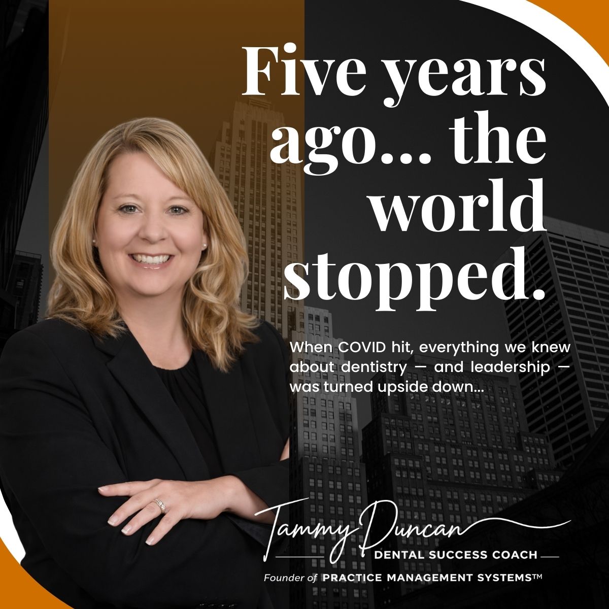 practicesys's tweet photo. Five years ago… the world stopped

When COVID hit, everything we knew about dentistry — and leadership — was turned upside down. Like many of you, I found myself in unfamiliar territory. The systems we trusted, the face-to-face connections we relied on, the way we “had always done it”… suddenly didn’t exist the same way.

If I’m honest — that season stretched me.
Five years ago, I was harder.
Firmer.

Very results-driven.
But what felt devastating at the time became one of my greatest breakthroughs.

Because here’s what I know now:
When you take care of people first… the results follow.
Through the shift to Zoom, texting, virtual communication, and new ways of serving patients, I learned something powerful:

Leadership isn’t about managing outcomes.
It’s about developing people.

Today, I show up differently — more aware, more intentional, and more focused on coaching teams to grow in confidence and accountability in their patient care.

And the impact has been incredible.
If I could give advice to the “me” from five years ago, it would be this:
Slow down. Lead people well. The results will come.

Prompt Question: What season in your career stretched you the most — and what did it teach you?

#PersonalTransformation #DentalLeadership #GrowthJourney #LeadershipMatters