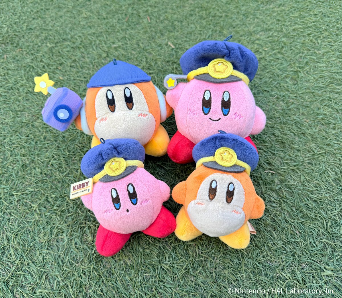 プププトレインのえきちょうさんやほせんいんさんワドルディ、すやすや