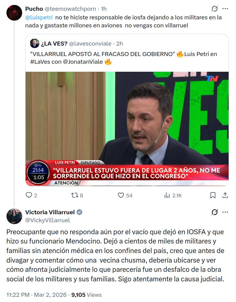 Vichacruel contra la Petri.