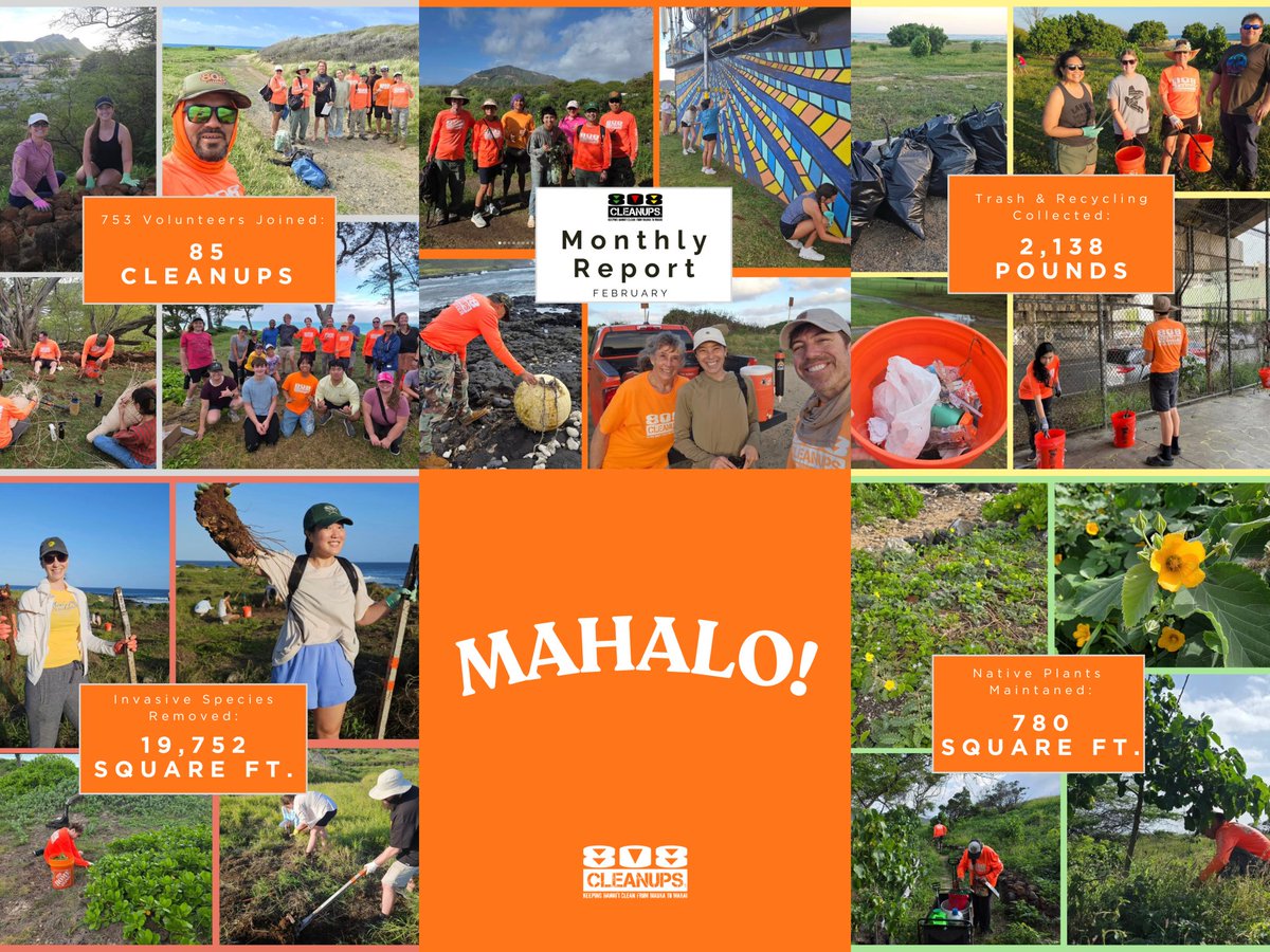 Aloha 808 ʻOhana! Big Mahalo to all of you who take action making our communities cleaner, safer and stronger!

Please consider donating to 808 CLEANUPS (A local 501c3 charity). Learn how at 808cleanups.org/donate/ and contact us at 808cleanups@gmail.com if you have any questions