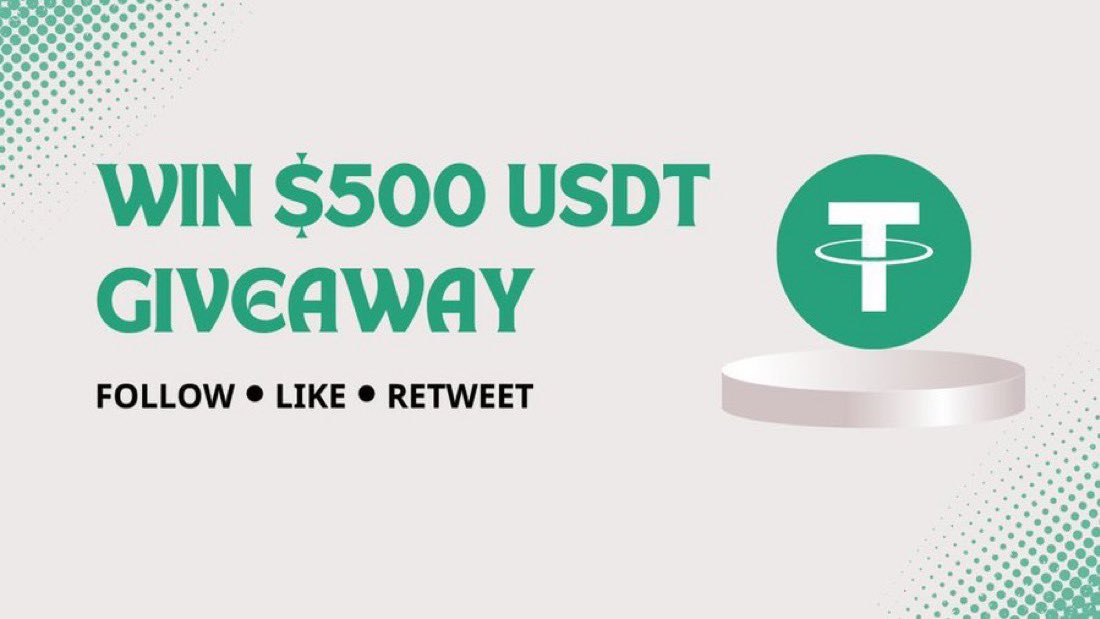 $500 in $USDT giveaway   

- Follow <a href="/0xarkle/">ARKLE</a>

- Retweet +Like ❤️ 

-Retweet 📌 Pin Post

 $25 would be sent to 20 winners