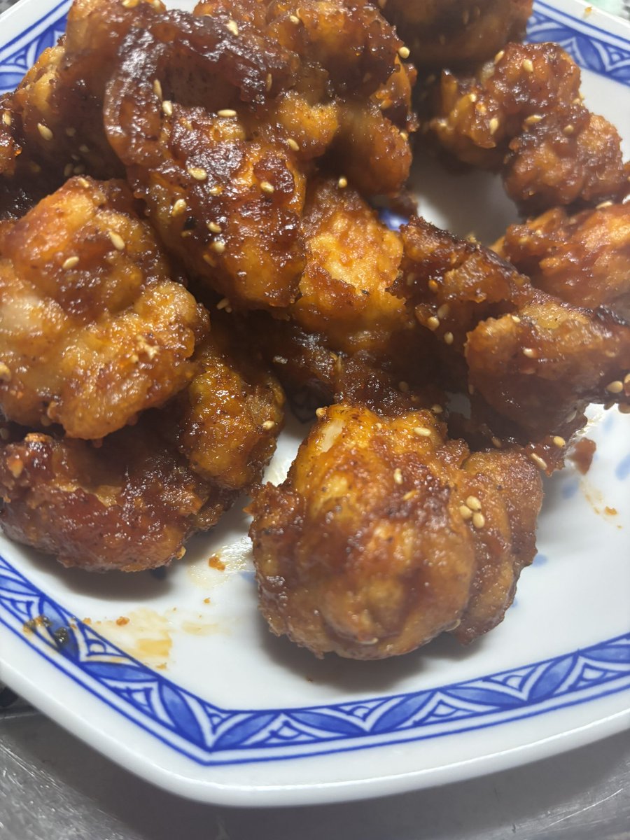 akane__0707's tweet photo. ヤンニョムチキン作った！ https://t.co/FySRY58Qhv