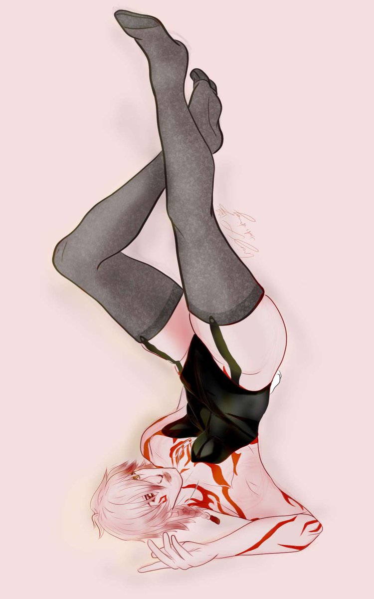 thatsstring's tweet photo. When inspiration strikes… 🍷 

(Version with ears in thread)
#Mydei #Mydeimos #HonkaiStarRail https://t.co/xg58fPIgjB