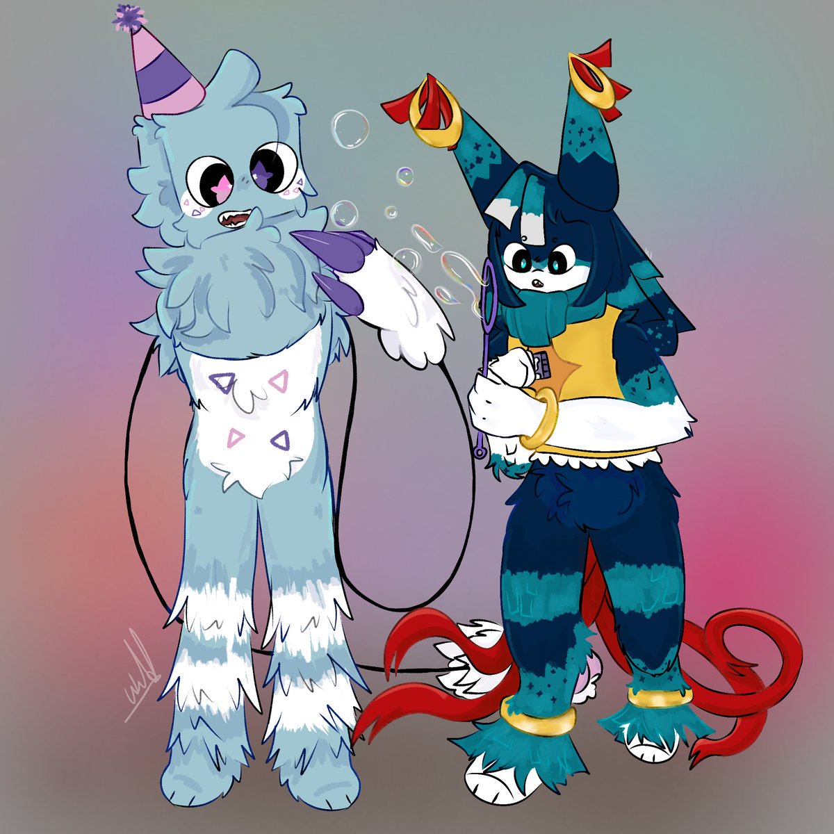 WVambat's tweet photo. Bubbles :D 🫧
#dandysworld #fluffypinata #goob #Yatta https://t.co/eLMwoa6J7u