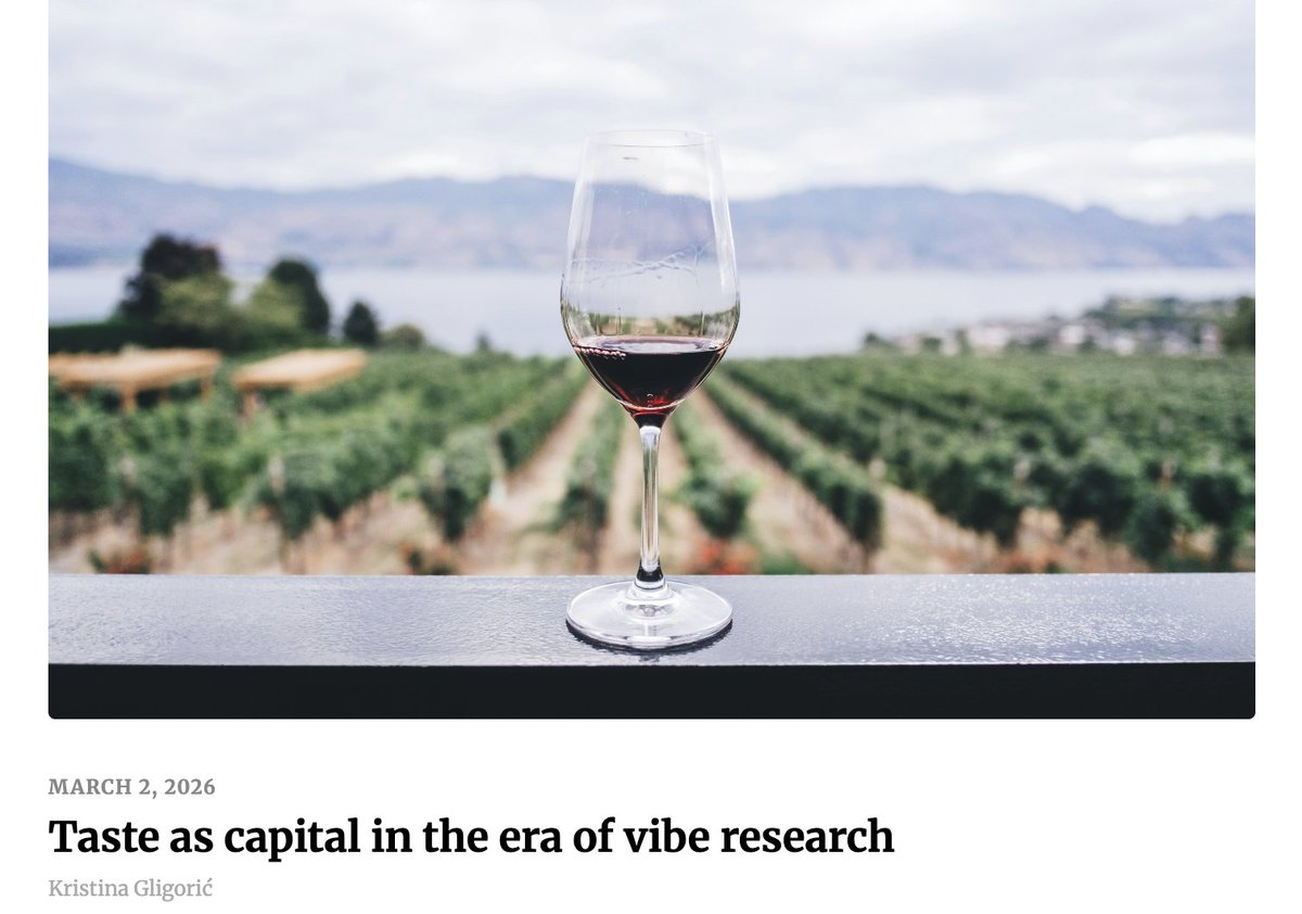 krisgligoric's tweet photo. When generation becomes cheap, selection becomes the bottleneck. In that world, taste is a form of scientific capital: https://t.co/gwLCV20jfh https://t.co/Q09vl80zIg