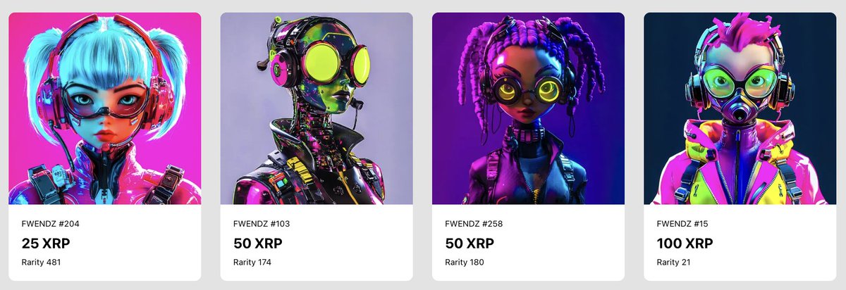 Doing a giveaway for #FWENDZ 👀
Before we drop V2! #XRPL #NFT!

Rules 🙇‍♂️

🙇‍♂️Follow <a href="/AIX_ONLINE/">👁️ AIXONLINE.COM // ALPHA 👁️</a> 
🙇‍♂️Follow <a href="/MIYAMOTOGALLERY/">🙇‍♂️ MIYAMOTO 🙇‍♂️</a> 
🙇‍♂️Like Post
🙇‍♂️Retweet Post
🙇‍♂️Comment 5+ People
🙇‍♂️Comment which #NFT you want!

1 Winner 03.09.26! 
Good Luck! 👑

Check us out @ AIXONLINE.com #AIX