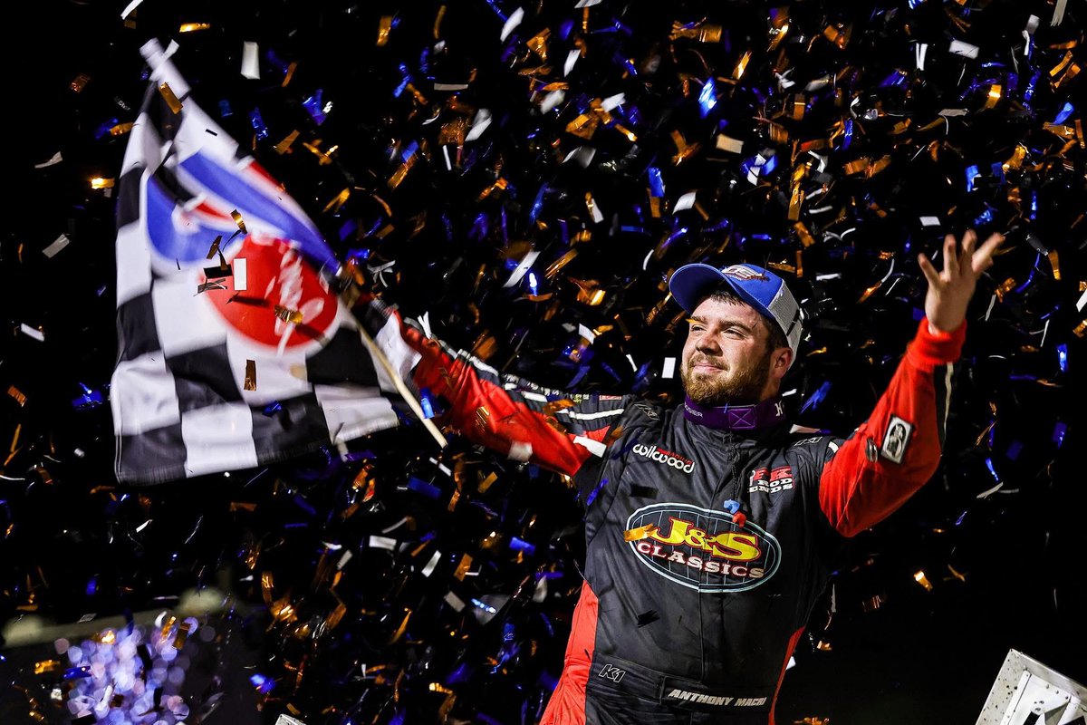 XXXRaceCo's tweet photo. Congratulations Anthony Macri on the WIN tonight at Volusia Speedway Park with World of Outlaws Sprint Car Series. This was Anthony &amp; Team’s second win with Outlaws and in Florida this season.
#RaceHard #TeamTripleX #TripleXWIN https://t.co/iTmMzoF79G