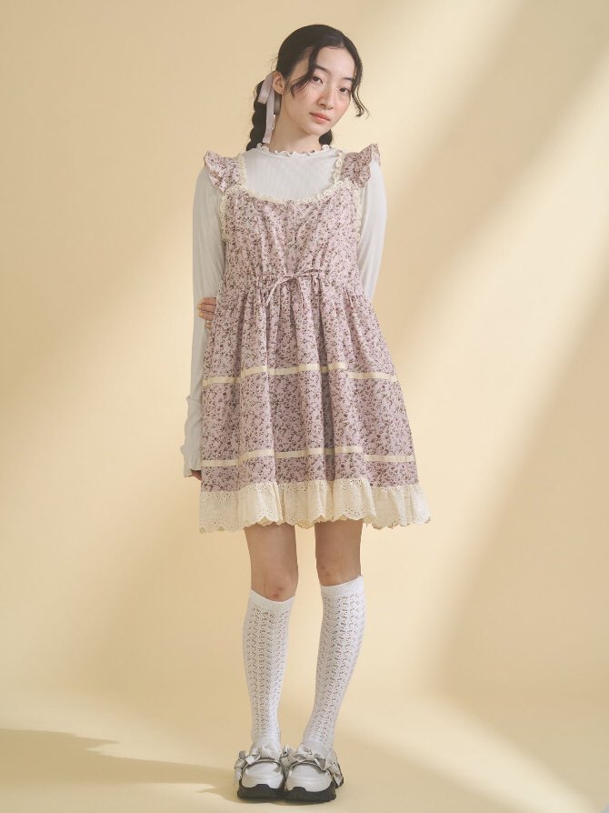 ▷おすすめアイテム petit flowerフレアミニワンピース アイボリー