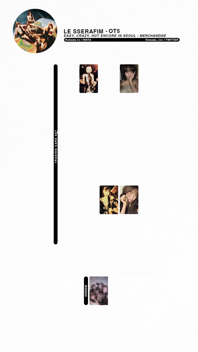 LE SSERAFIM ルセラフィム ルセラ EASY CRAZY HOT ENCORE 交換 フォト