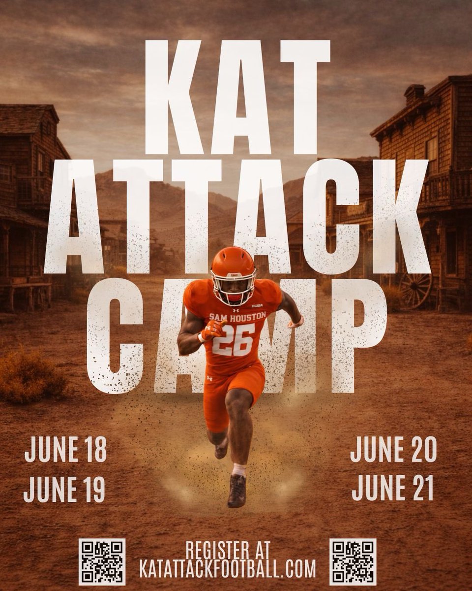 Thank you <a href="/DBCoachMcGraw/">Gary McGraw</a> and <a href="/BearkatsFB/">Sam Houston Football</a> for the camp invite. Excited to compete and learn from a great coaching staff. 
<a href="/car20ruiz/">Carlos Ruiz Jr.</a> <a href="/CoachBGunn/">Brady Gunn</a> <a href="/RecruitFWC/">Recruit FWC</a>
