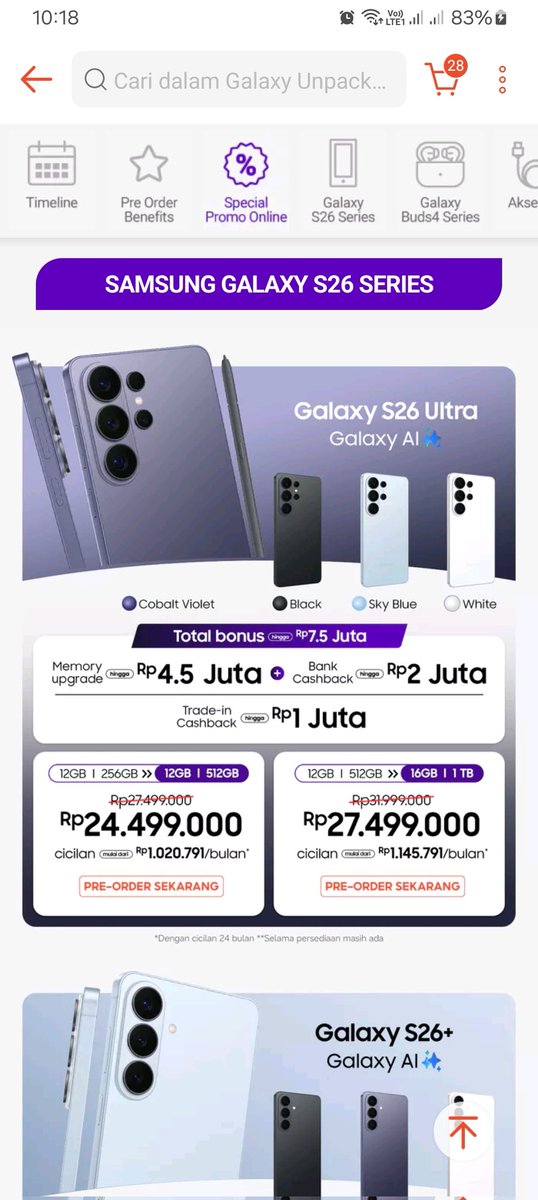 ok_trimaa's tweet photo. @ShopeeID Suka banget Privacy Display di #GalaxyS26Ultra, bikin bebas dari orang yang suka kepoin layar HP aku! #GalaxyS26xShopee https://t.co/zcOdvNMXel