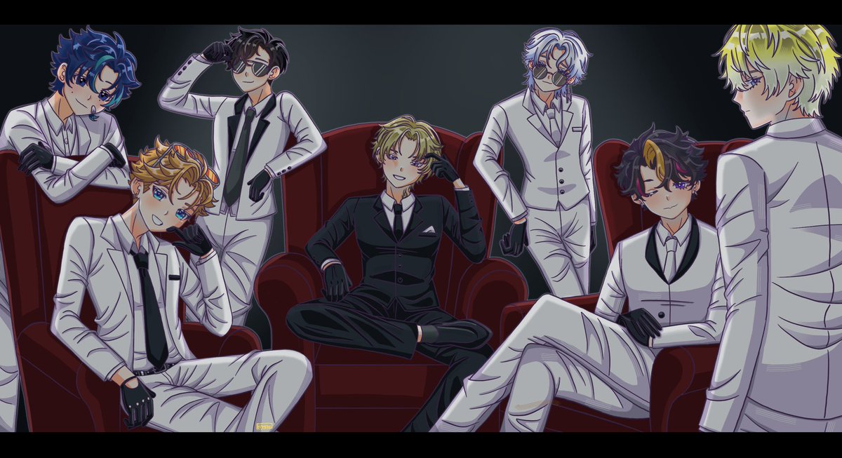 batchelors!!!!! #DistrictV 

#Briskart #YaminoArt #kaepix #drawluca #YuDrawWilson #SenasArt &amp; jimmy 💙