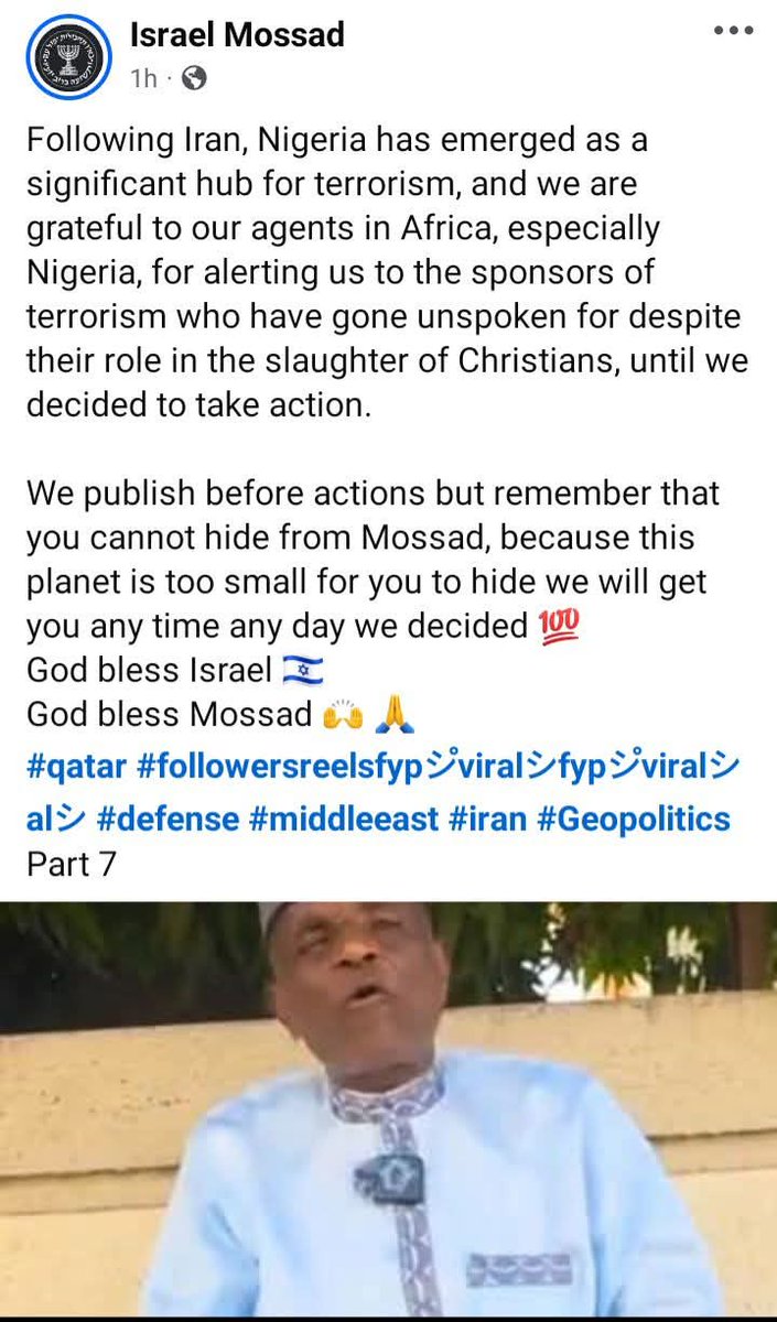 EGerasouli35992's tweet photo. @BashirAhmaad, after Iran, the radical Islamic terrorist regime in Abuja will face accountability from the US and Israel! https://t.co/rjpygS3LDQ