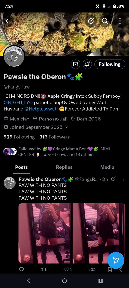Helplesswulf's tweet photo. Another cutie lost to me
Such faggy boytoy
Submitting to their superior wolf~~
I might have to collect these pets and do an AD account https://t.co/tDwubTfeth