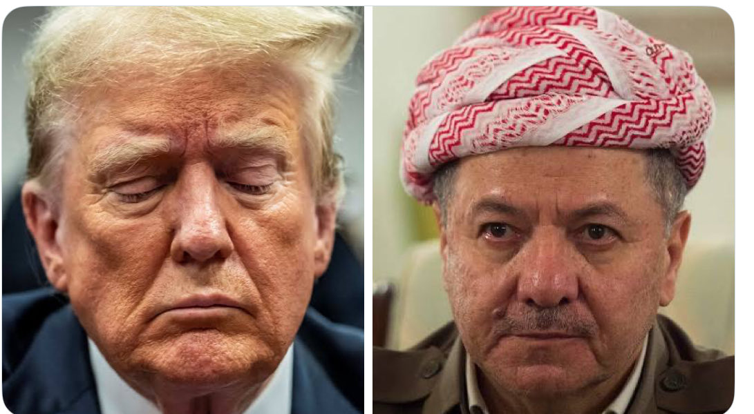 CB24Kurd's tweet photo. Hey world 😎🙏🇺🇸❤️
@masoud_barzani and @realDonaldTrump just had a massive 2-hour phone call 🔥
To Bring real PEACE back to the Middle East!
US has the unstoppable Air Force ✈️💥  
Kurds have the legendary Peshmerga ⚔️together they’re unstoppable!
Time to roll toward Tehran – let’s get it done! 💪🇺🇸🇮🇶 #Kurds #Trump #PeshmergaStrong
#IranWar 
Sara Koyie