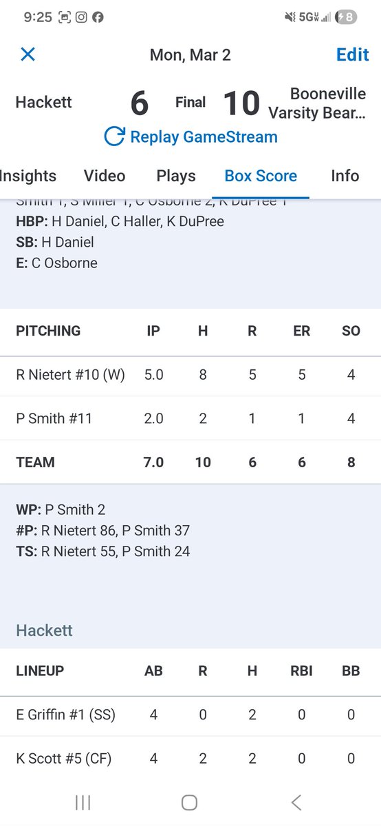 Booneville Bearcat Baseball tweet media