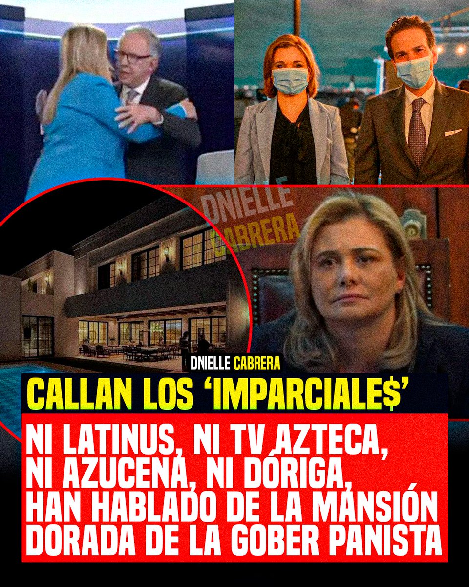 🚨QUÉ CASUALIDAD: Ningún medio 'imparcial' se ha tomado la molestia de hablar de la mansión de oro de 31 millones de pesos que le encontraron a la gobernadora panista Maru Campos. ¿Será porque es la gobernadora que más paga por publicidad?