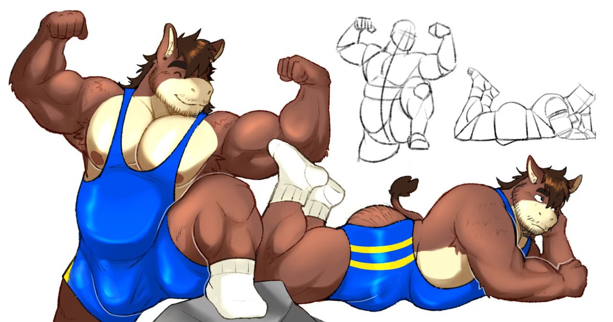 Practicing poses with my donkey 🔥 🤎